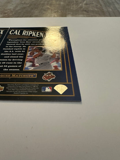 Cal Ripken Jr. #MM9/Greg Maddux #MM10 (1996 Upper Deck SP Marquee Matchups)