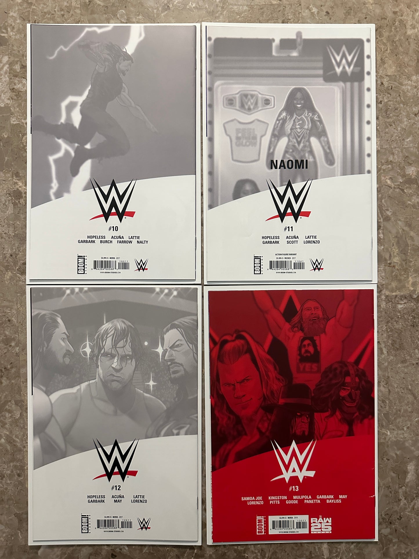 WWE #1-7,9-15,17-25 Near Full Run of 24 Higher Grade (Boom 2019)