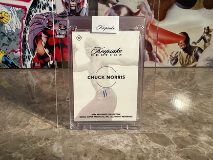 2026 Keepsake Chuck Norris Collection Gold Prismatic 1/1 #17