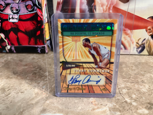 Terry Cummings 2025 Leaf Glory of the Game Glory Days Rainbow Auto /15