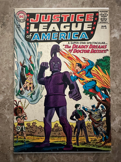Justice League of America #34 VG 4.0 (1964 DC Comics)