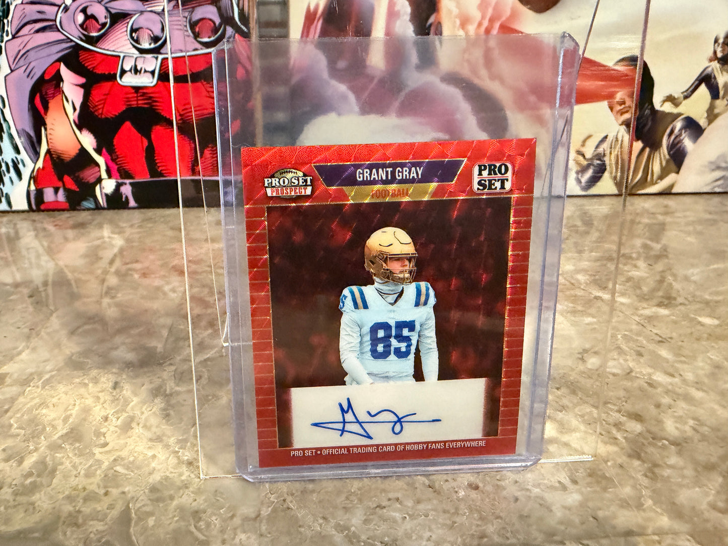Grant Gray 2026 Leaf Pro Set Metal 1989 Mini Auto 1/1 Red Flood Super Prismatic