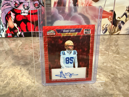 Grant Gray 2026 Leaf Pro Set Metal 1989 Mini Auto 1/1 Red Flood Super Prismatic
