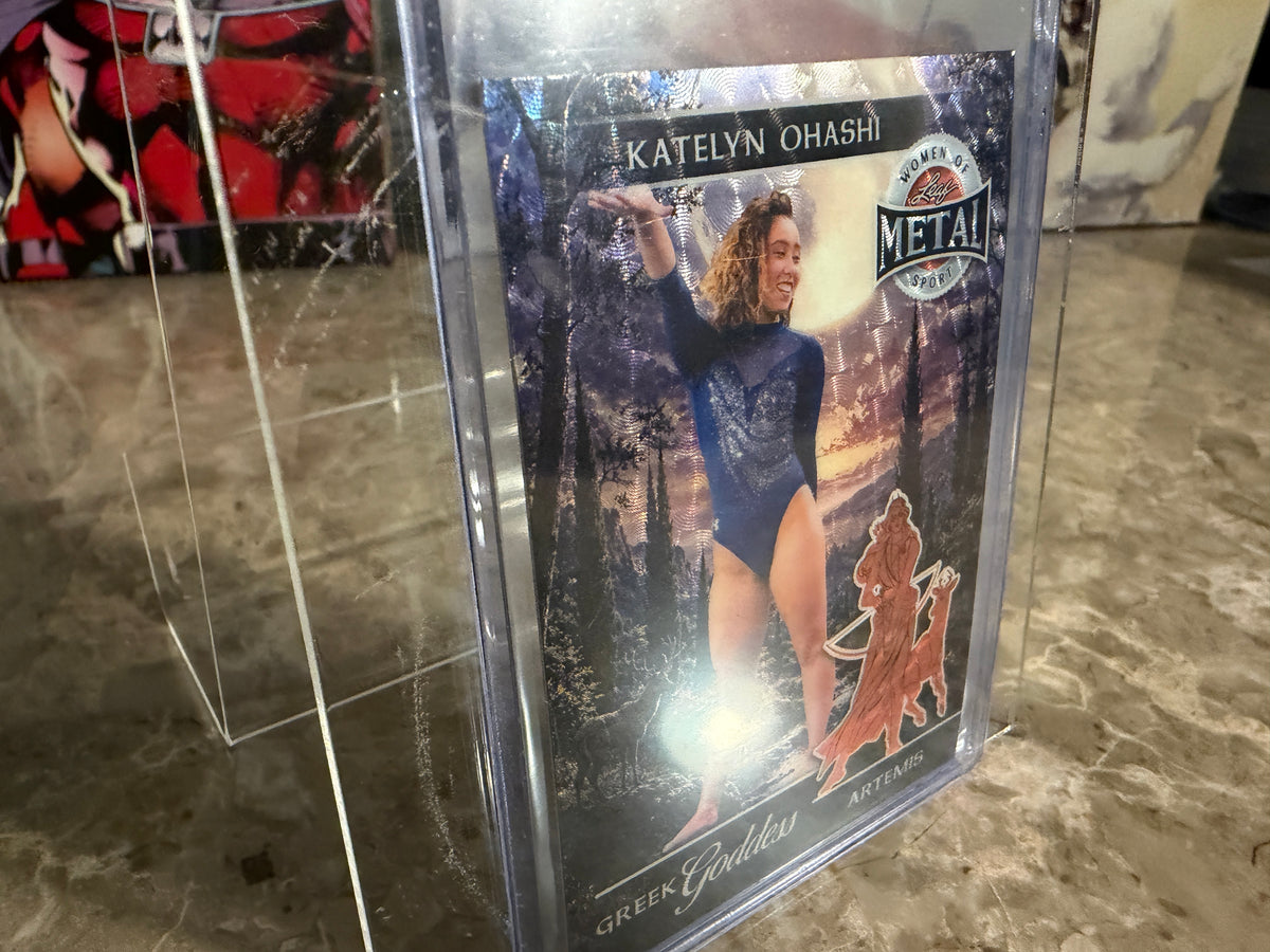 Katelyn Ohashi 2026 Leaf Metal Women of Sport Greek Goddess Super Circles 1/1