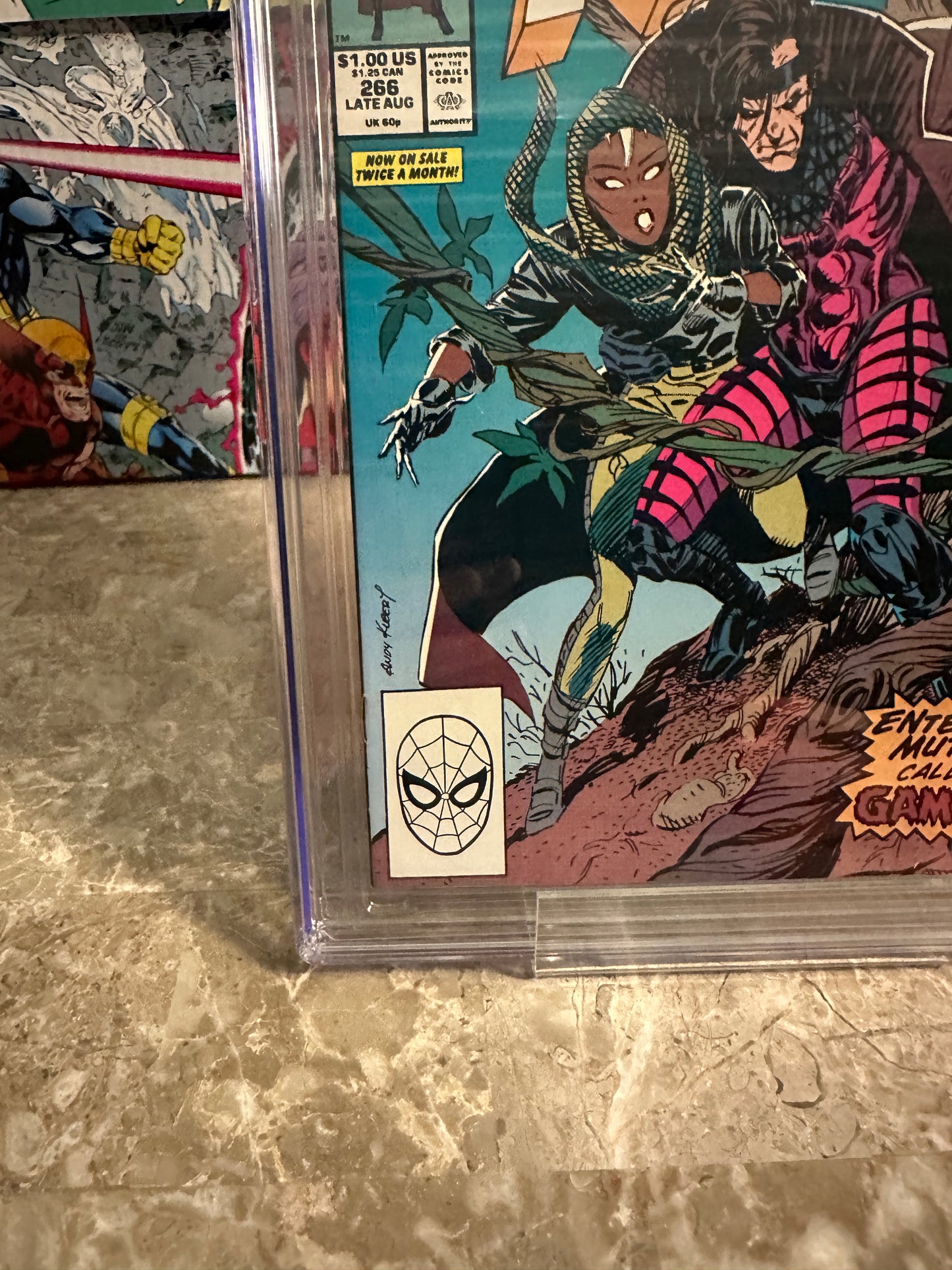 Uncanny X-Men #266 CGC 9.2 (Marvel 1990) - New Case
