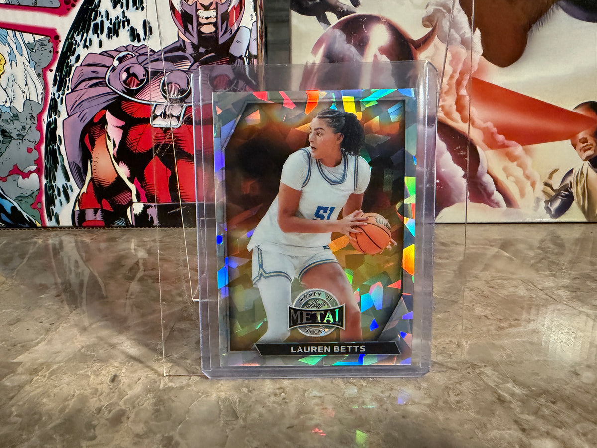 Lauren Betts 2026 Leaf Metal Women of Sport Base Crystal 5/5 Bookend #76