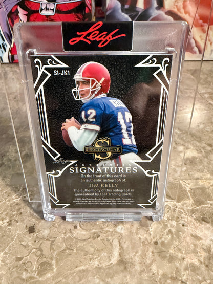 2026 Leaf Spectacular Football Authentic Signatures Jim Kelly /25
