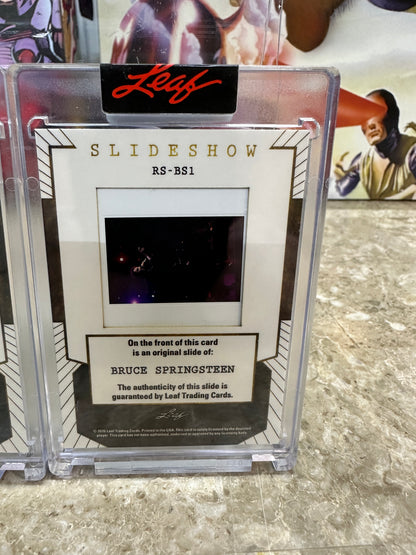 2026 Leaf Slideshow BRUCE SPRINGSTEEN E-Street Band 3-Slide PRODUCTION LOT