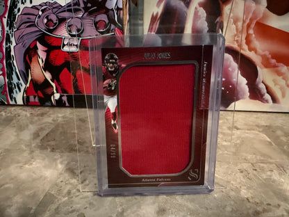 Julio Jones 2025 Panini Silhouette Jumbo Memorabilia /99 Base /49 2-Card Lot