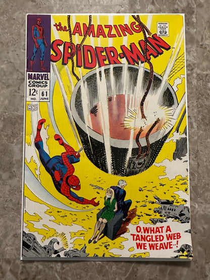 Amazing Spider-Man #61 FN+ 6.5 (1968 Marvel Comics) - High Gloss, Nice copy