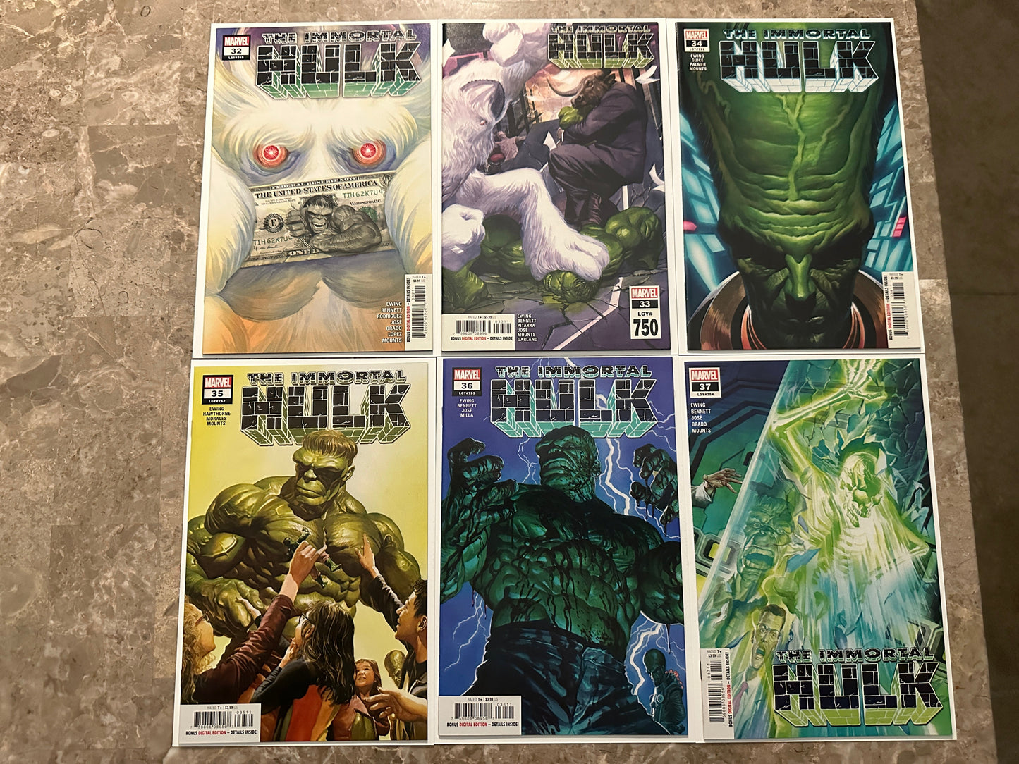 Immortal Hulk #0-50 + Extras High Grade (2018 Marvel Comics)