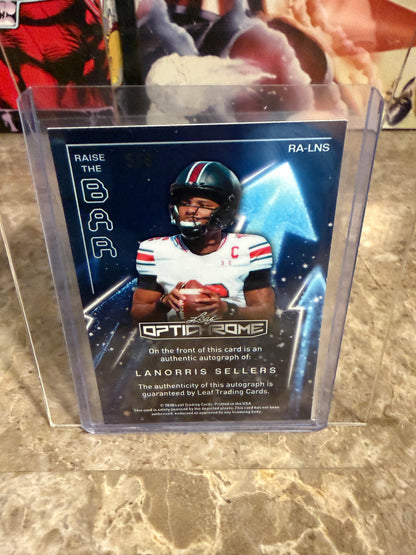 2026 Leaf Optichrome Raise the Bar Platinum Shimmer LaNorris Sellers Autograph 5/8