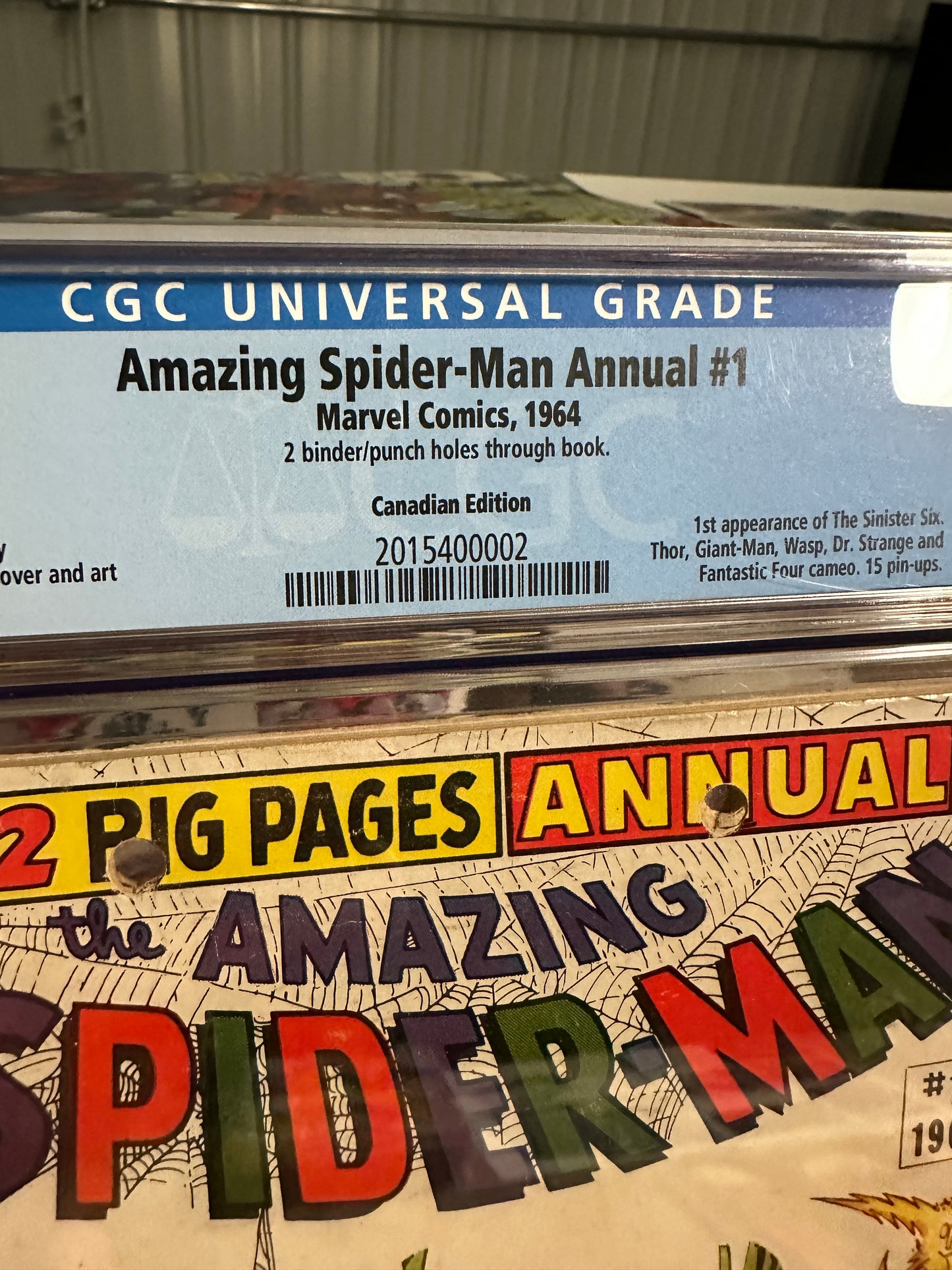 Amazing Spider-Man Annual #1 CGC 2.5 Canadian Edition (1967 Marvel)