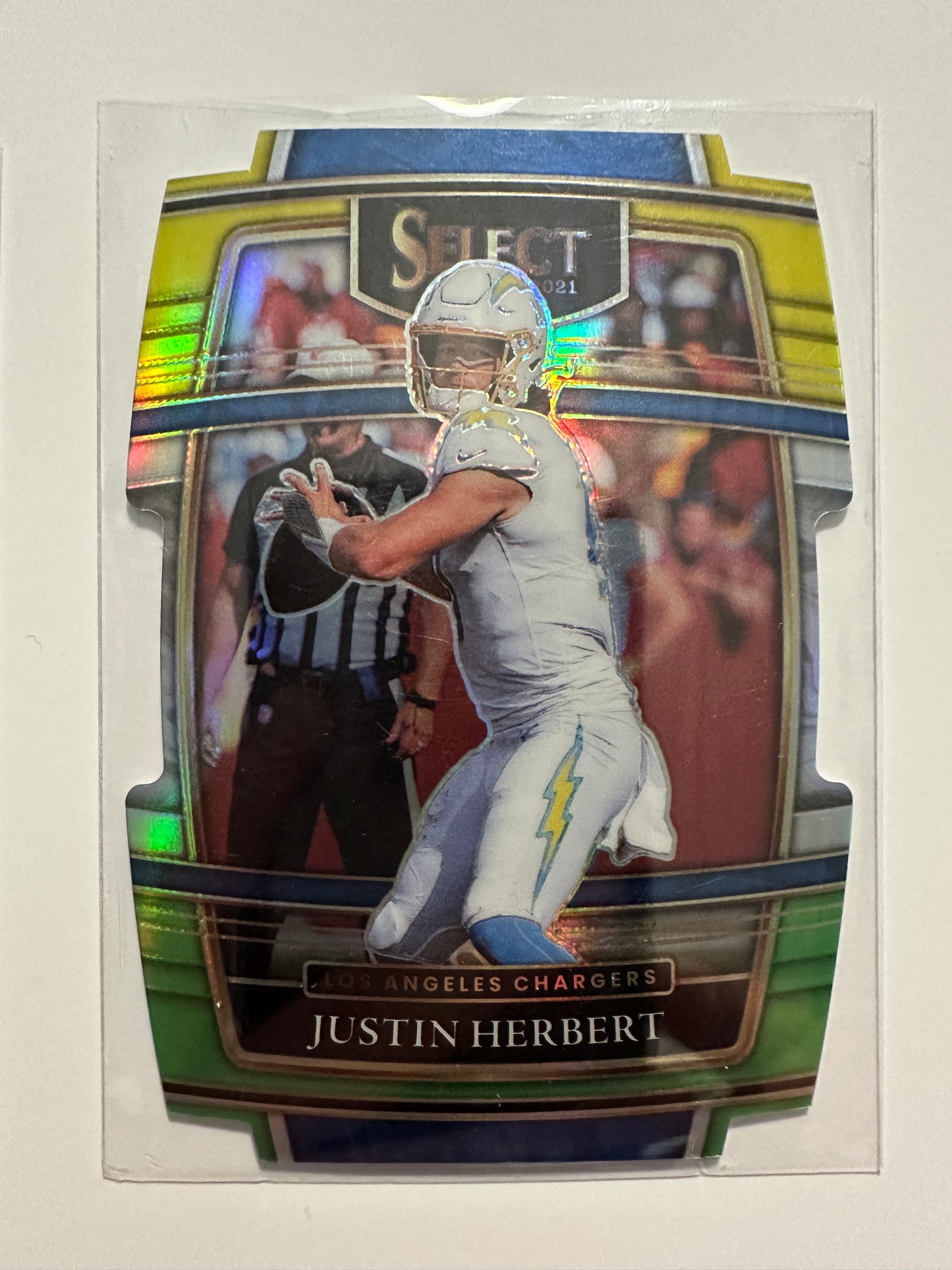 2021 Justin Herbert Card Lot - Die-Cut/Mosaic (2021 Panini)