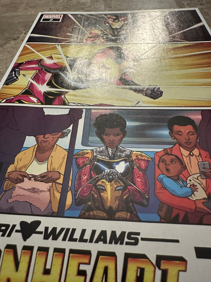 Ironheart #2 2nd Printing NM 9.4-9.6 (Marvel 2019) - Vecchio Cover, Low Pop