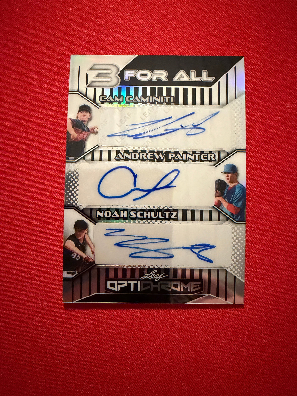 Painter Caminiti Schultz 2025 Leaf Optichrome 3 For All Auto Silver 1/1