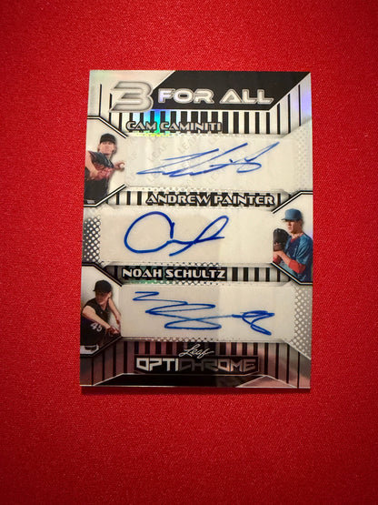Painter Caminiti Schultz 2025 Leaf Optichrome 3 For All Auto Silver 1/1