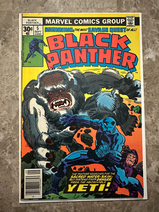 Black Panther #5 FN+ 6.5 (1977 Marvel Comics) - Higher grade