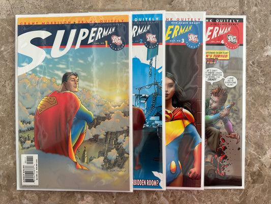 All-Star Superman #1-4 Starter Set High Grade (DC 2006)
