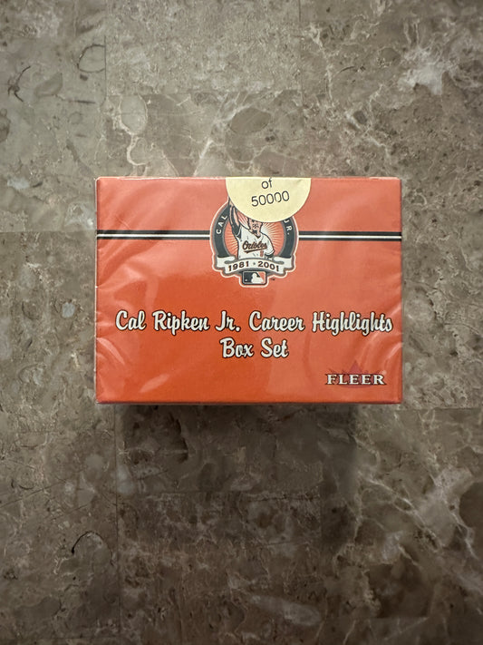 Cal Ripken Jr Career Highlights Box Set - New Sealed