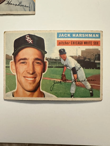 Jack Harshman #104,173,29 (1954,1955,1956 Topps) - Lower Grade