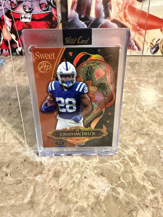 Johnathan Taylor 2026 Wild Card Wild Art 1/1