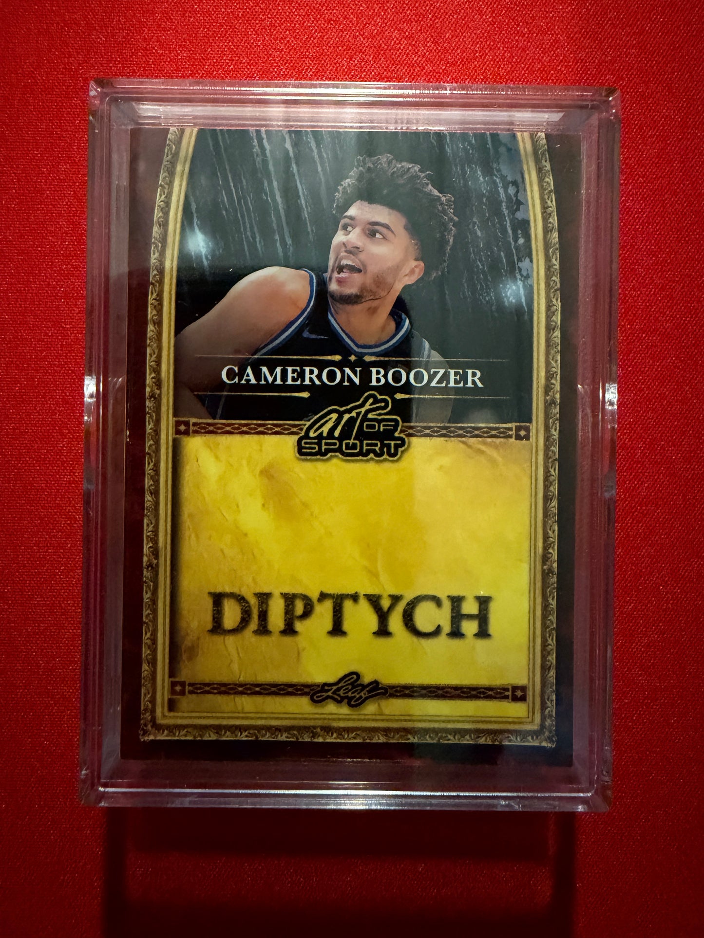 2026 Leaf Art of Sport Cameron Boozer Auto Diptych Platinum /7