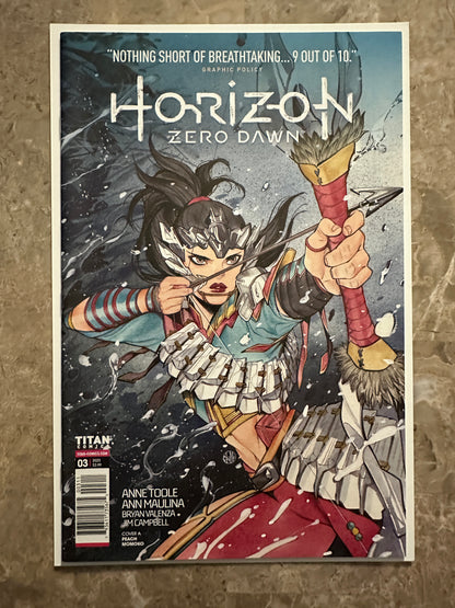 Horizon Zero Dawn #1-4 Full Set + Liberation #1 Momoko High Grade (2020 Titan)