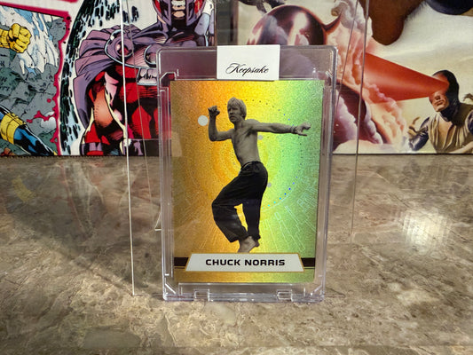2026 Keepsake Chuck Norris Collection Gold Prismatic 1/1 #17