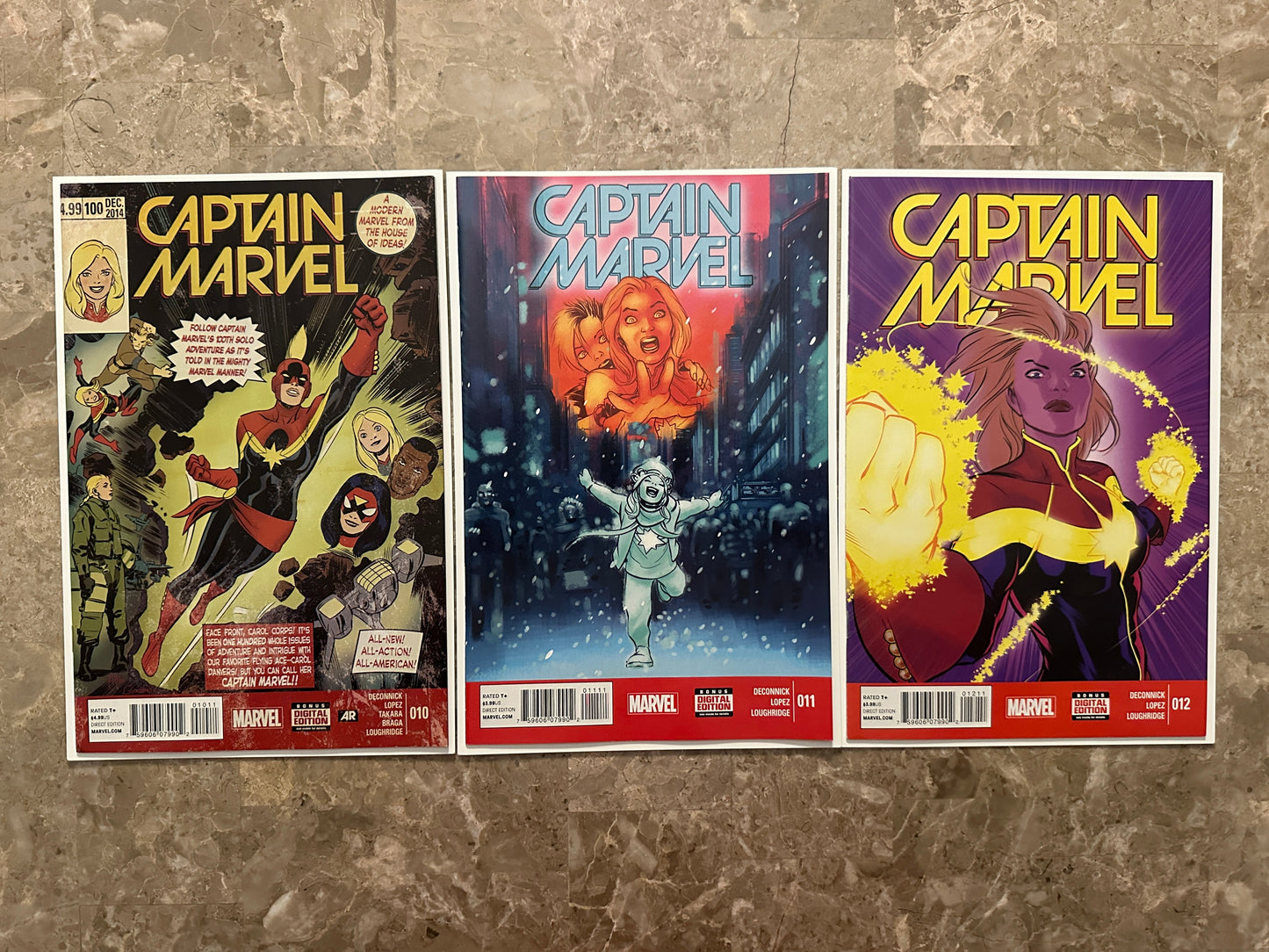 Captain Marvel #1-15 Full Set High Grade (Marvel 2014)