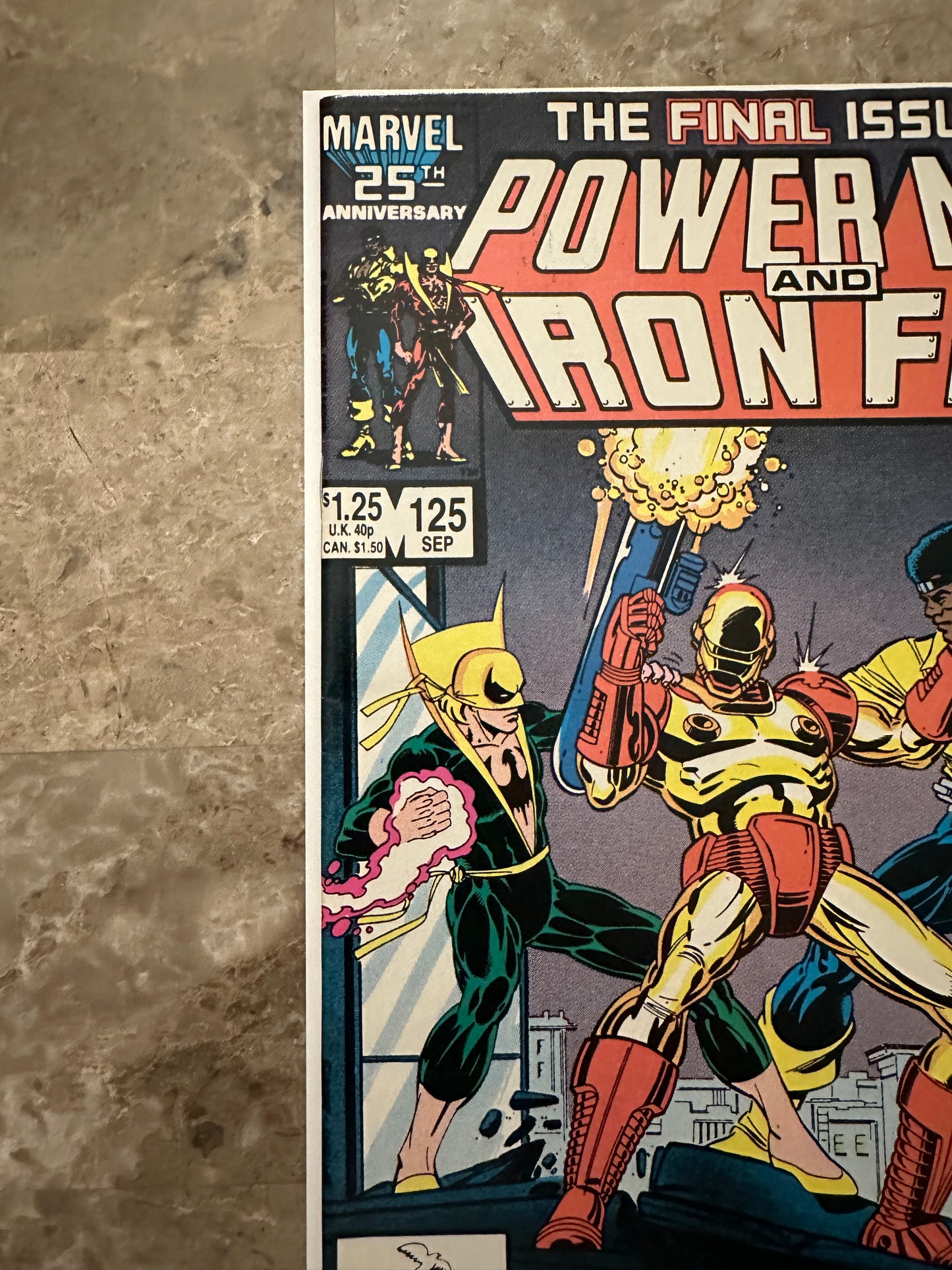 Power Man and Iron Fist #125 VF/NM 9.0 (1986 Marvel) - High Grade, Last Issue