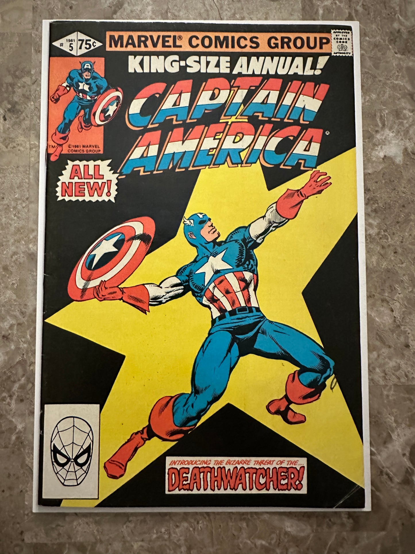Captain America Annual #5 VG+ 4.5 (1981 Marvel) - Appears FN+