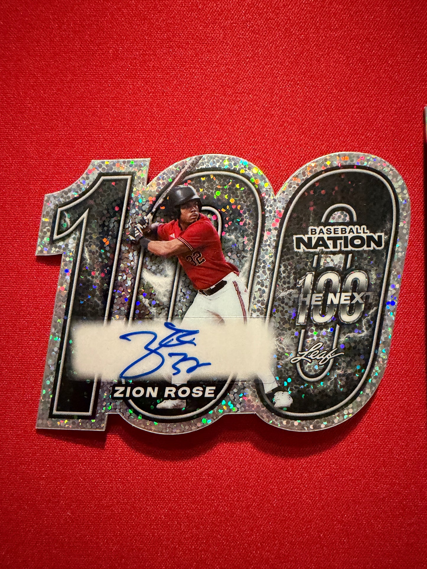 Zion Rose 2026 Leaf Baseball Nation The Next 100 Auto 2-Card Lot