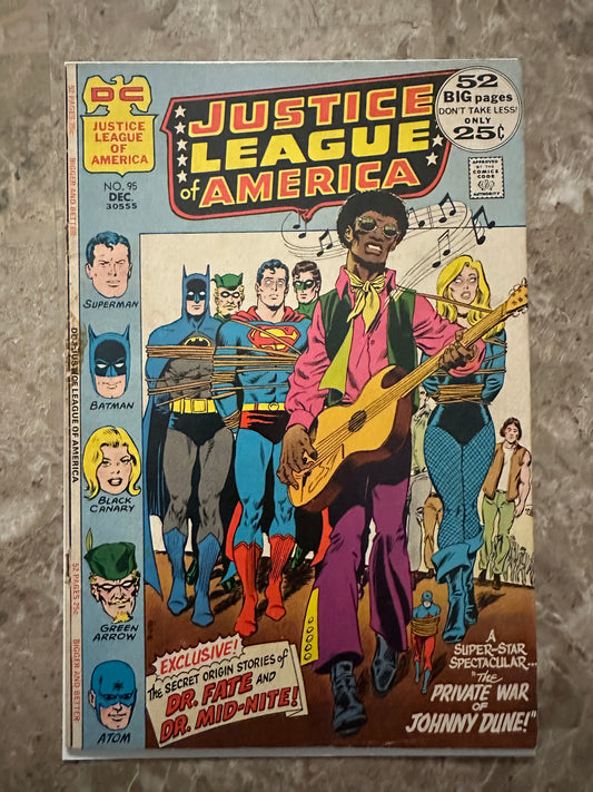 Justice League of America #95 VG- 3.5 (1971 DC) - Neal Adams