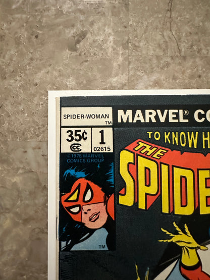 Spider-Woman #1 VF- 7.5 (1978 Marvel Comics)