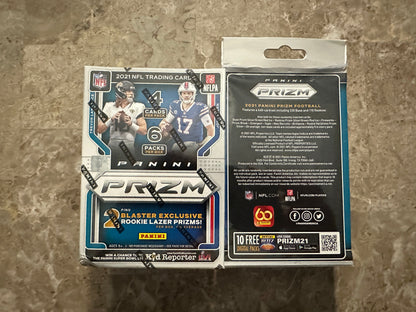 2021 Panini Prizm Football Blaster Box + Hanger Box