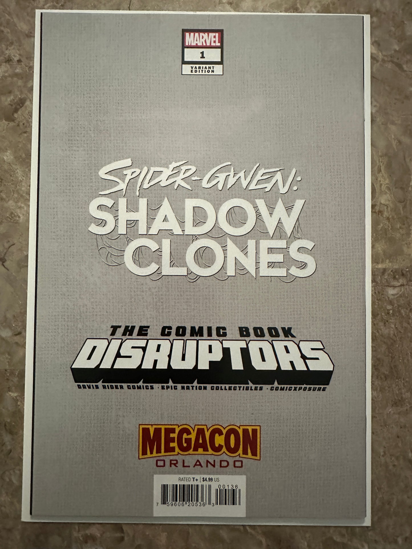 Spider-Gwen Shadow Clones #1 MegaCon Ariel Diaz Variant w/ COA VF (2023 Marvel)
