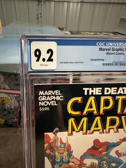 Marvel Graphic Novel #1 CGC 9.2 2nd Print (1982 Marvel)