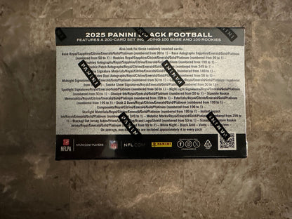 2025 Panini Black Hobby Box