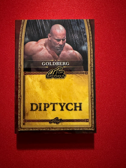 2026 Leaf Art of Sport Goldberg Diptych Auto Booklet Bronze /10 Bookend