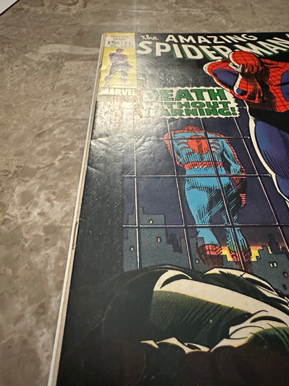 Amazing Spider-Man #75 FN- 5.5 (Marvel Comics 1969) - Beautiful copy for grade