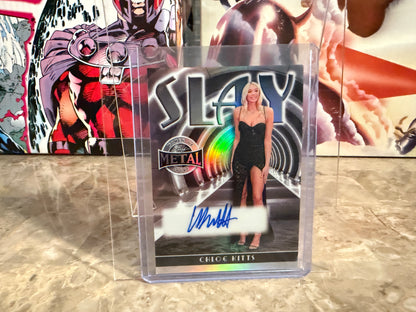 Chloe Kitts 2026 Leaf Metal Women Of Sport Slay Auto Silver /10