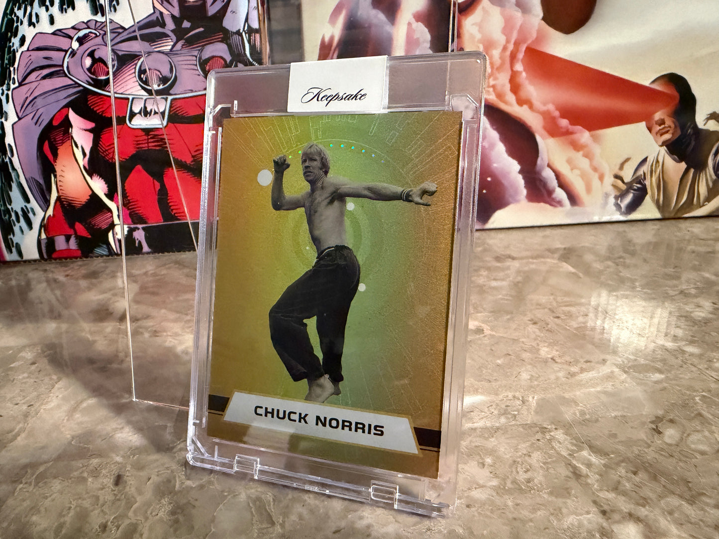 2026 Keepsake Chuck Norris Collection Gold Prismatic 1/1 #17