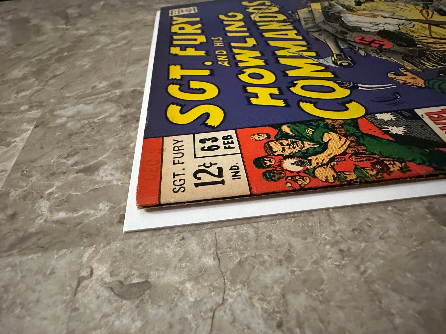 Sgt Fury #63 FN- 5.5 (Marvel Comics 1969) - Higher Grade with tanning