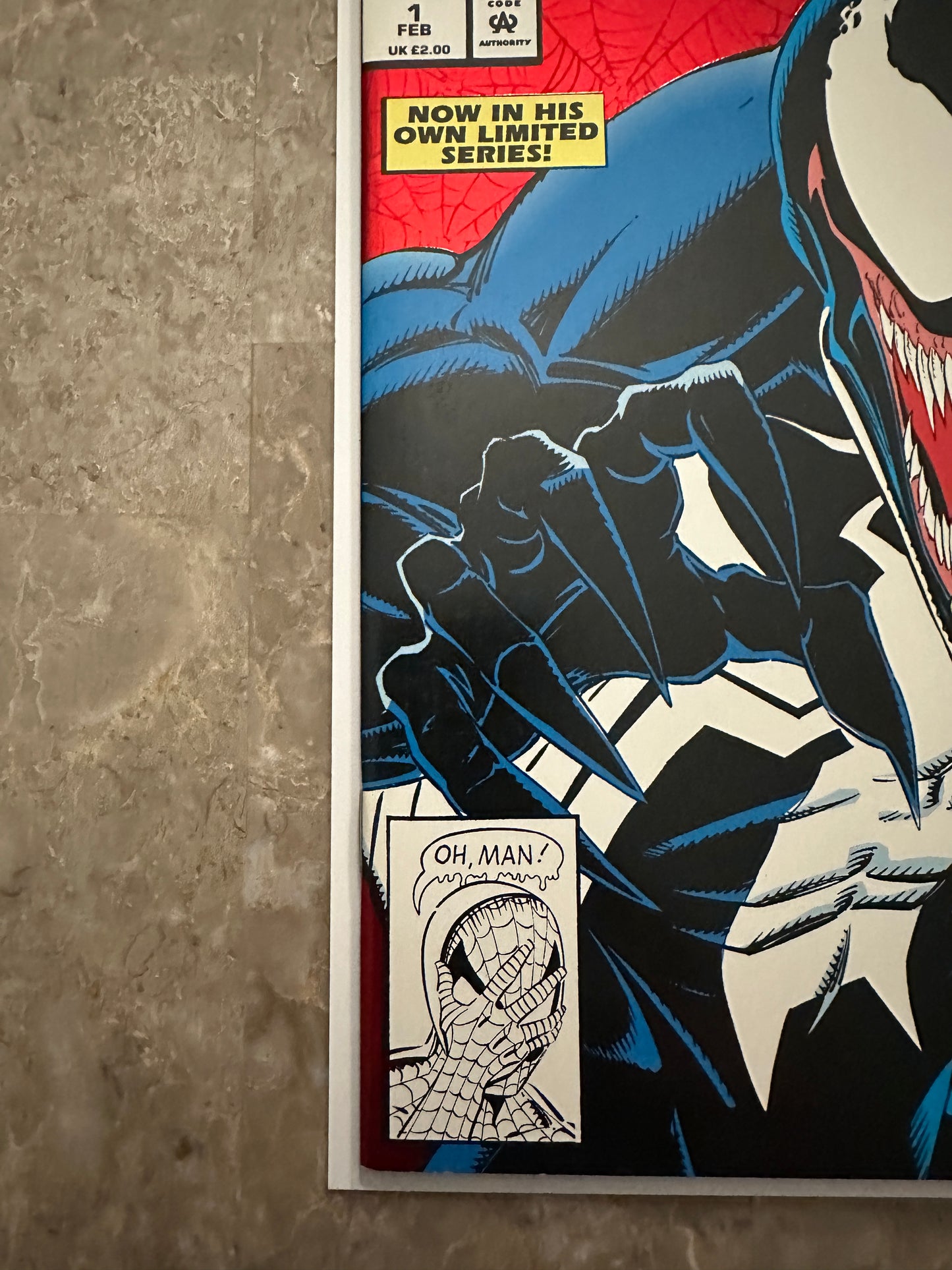 Venom Lethal Protector #1 VF+ 8.5 (1993 Marvel) - De La Rosa Signature Print