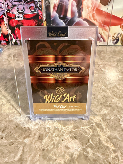 Johnathan Taylor 2026 Wild Card Wild Art 1/1