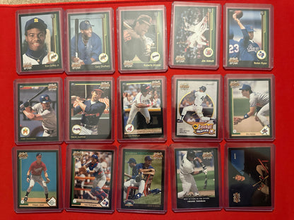 1993 Upper Deck 5TH ANNIVERSARY Complete Insert Set 1-15 - Griffey/Ryan