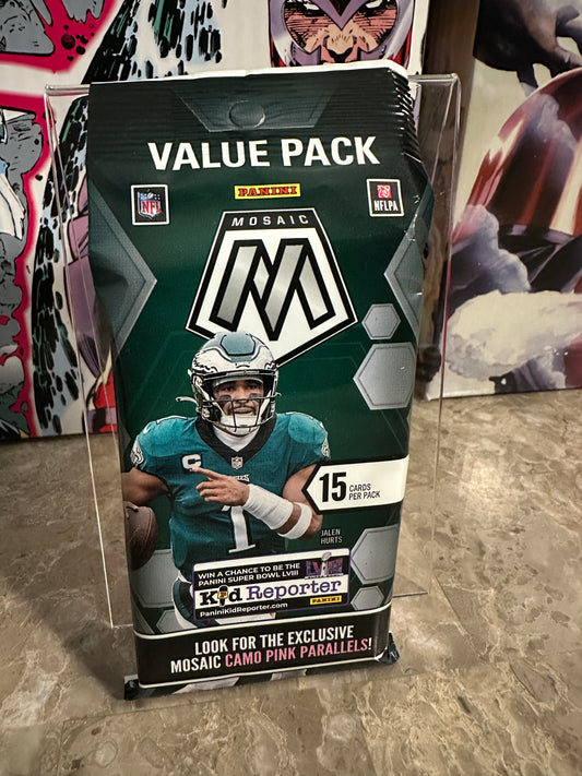 2023 Panini Mosaic Football NFL Fat Pack - 15 Cards