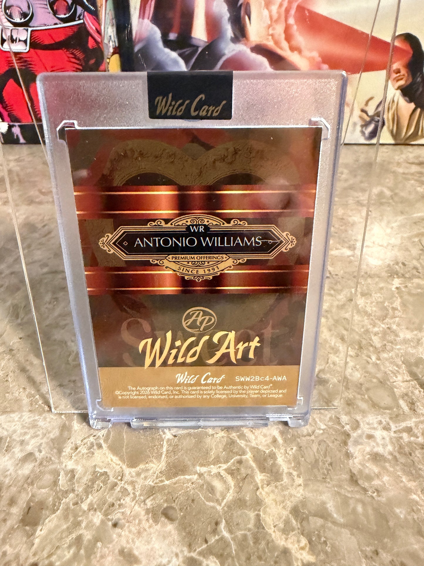 Antonio Williams 2026 Wild Card Wild Art 1/1 Auto