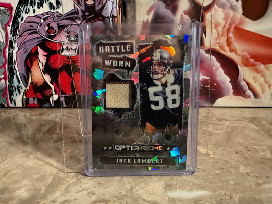 2026 Leaf Optichrome Football Battle Worn Jack Lambert Game-Used /10